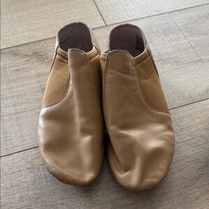 Balera Kids Tan Slip-On Jazz Shoes